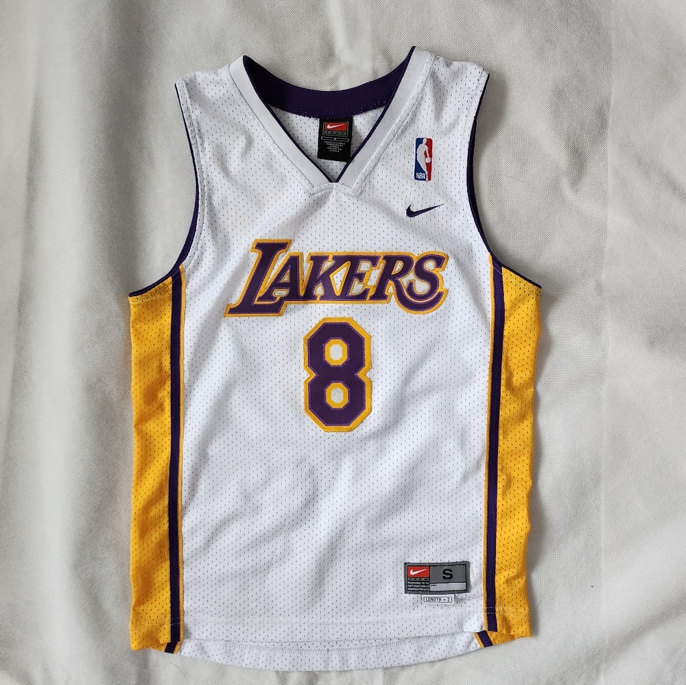 Vintage 90s Nike Team Los Angeles Lakers Kobe Bryant Youth Jersey